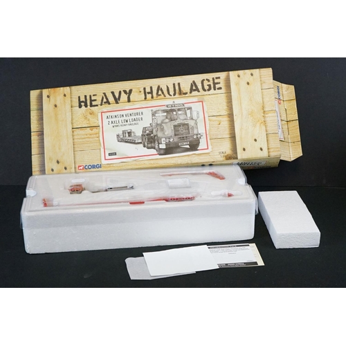 1175 - Four Boxed Corgi Heavy Haulage diecast models to include CC12506 ltd edn Atkinson Venturer 2 Axle Lo... 