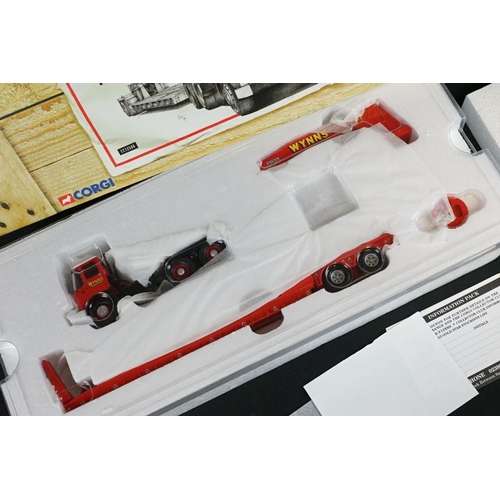 1175 - Four Boxed Corgi Heavy Haulage diecast models to include CC12506 ltd edn Atkinson Venturer 2 Axle Lo... 