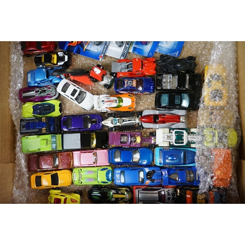 1176 - Quantity of diecast models to include around 50 x Mattel Hot Wheels featuring 9 x carded examples an... 