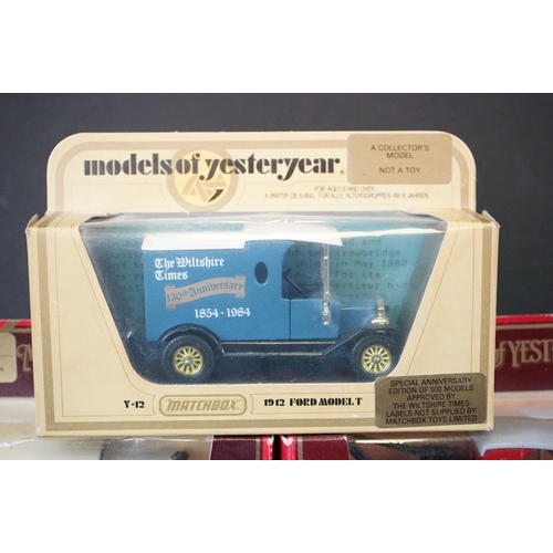 1179 - 11 Boxed Matchbox Models of Yesteryear code variant diecast models, featuring two examples in Mijipe... 