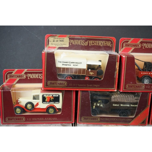 1179 - 11 Boxed Matchbox Models of Yesteryear code variant diecast models, featuring two examples in Mijipe... 