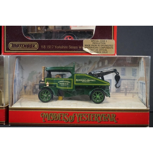 1179 - 11 Boxed Matchbox Models of Yesteryear code variant diecast models, featuring two examples in Mijipe... 