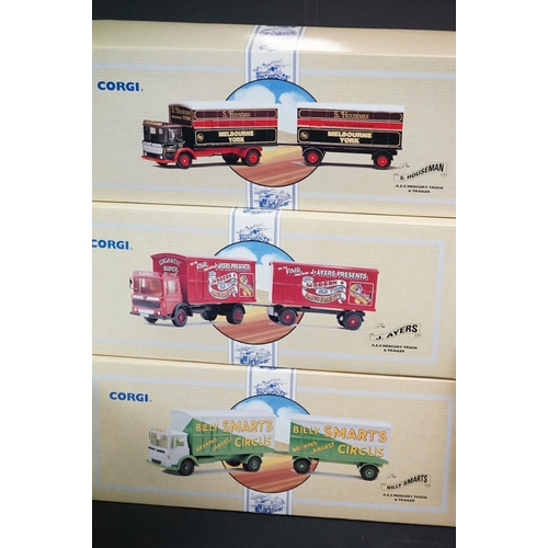 1180 - 23 Boxed Corgi ' Classic Commercials from Corgi ' diecast models with certificates, featuring ltd ed... 