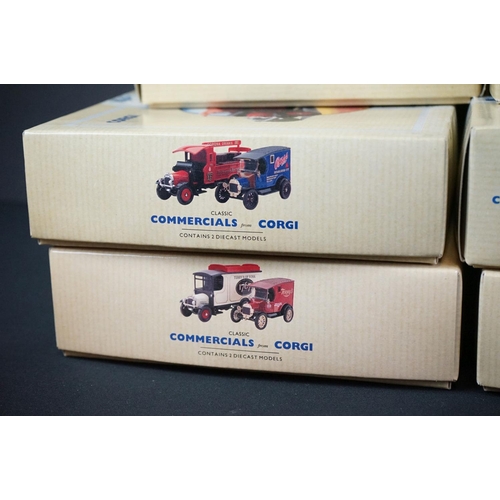 1180 - 23 Boxed Corgi ' Classic Commercials from Corgi ' diecast models with certificates, featuring ltd ed... 