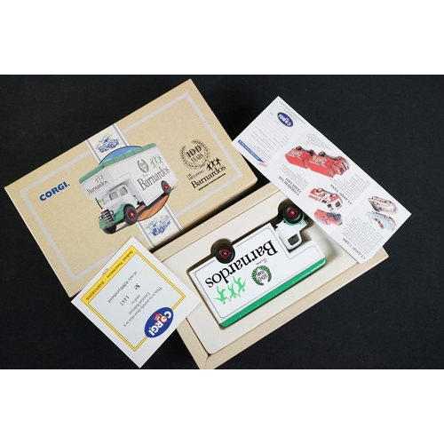 1180 - 23 Boxed Corgi ' Classic Commercials from Corgi ' diecast models with certificates, featuring ltd ed... 