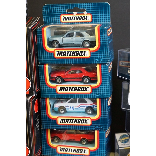 1185 - 25 Boxed / cased diecast models to include Matchbox, EFE, Budgie, and Onyx examples, featuring 4 x M... 