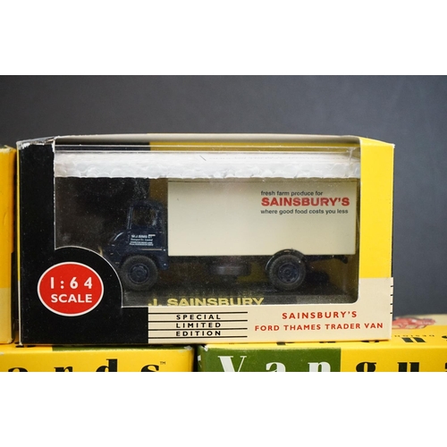 1190 - Eight Boxed Vanguards 1:64 diecast models to include VA8000, VA20000, VA9002, VA6001, VA9000, VA8002... 