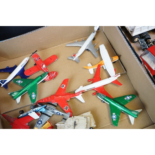 1191 - Around 80 play worn diecast models to include Matchbox, Corgi, ERTL, Siku and Lone Star examples, fe... 