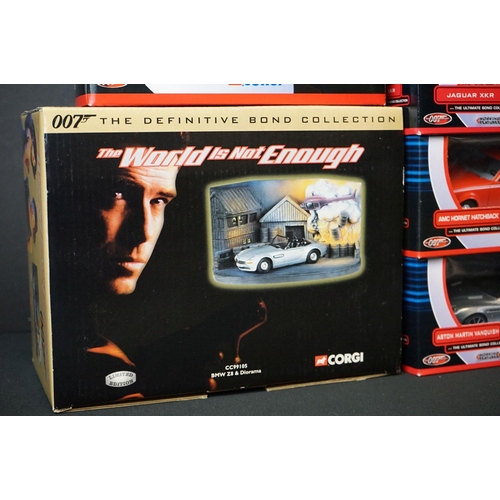 1192 - 26 Boxed Corgi James Bond 007 diecast models to include 17 x the Definitive Bond Collection (CC99105... 