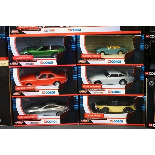 1192 - 26 Boxed Corgi James Bond 007 diecast models to include 17 x the Definitive Bond Collection (CC99105... 