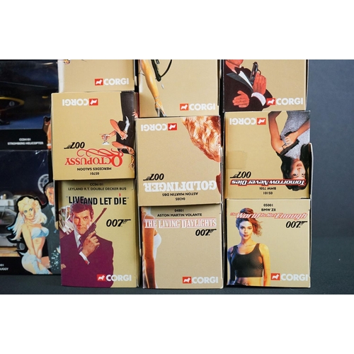 1192 - 26 Boxed Corgi James Bond 007 diecast models to include 17 x the Definitive Bond Collection (CC99105... 