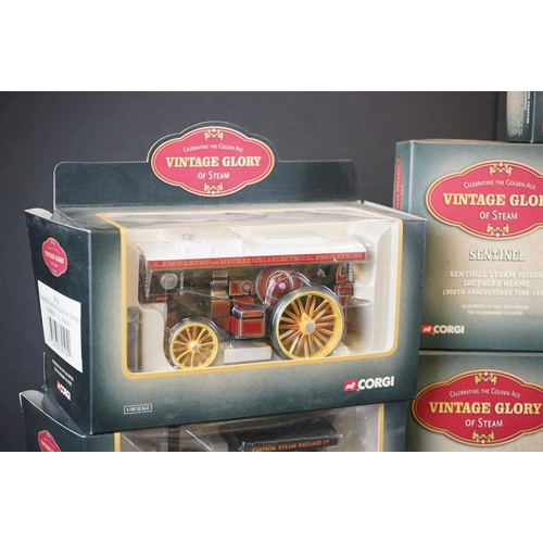 1193 - 18 Boxed Corgi ' Vintage Glory of Steam ' 1/50 scale diecast models, mostly ltd edn examples, to inc... 