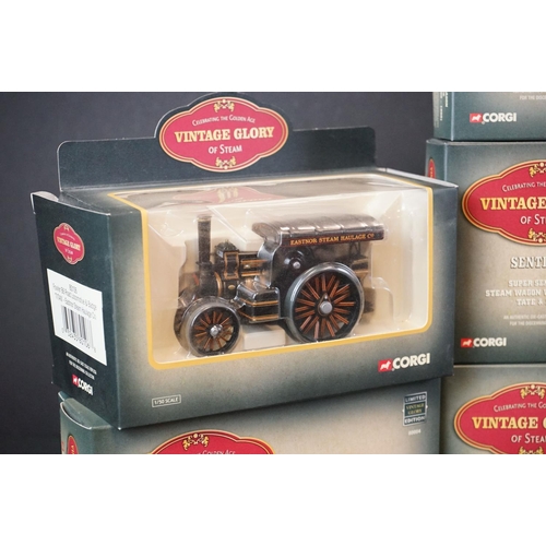 1193 - 18 Boxed Corgi ' Vintage Glory of Steam ' 1/50 scale diecast models, mostly ltd edn examples, to inc... 