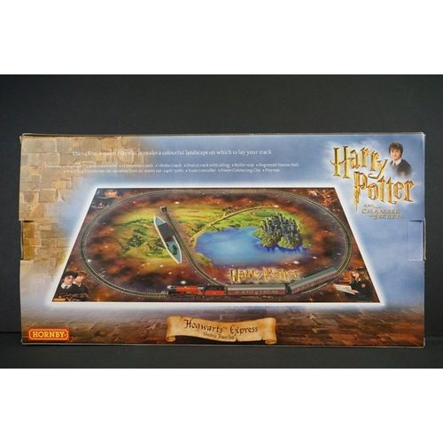 129 - Boxed Hornby OO gauge R1033 Harry Potter and The Chamber of Secrets train set, complete and appearin... 