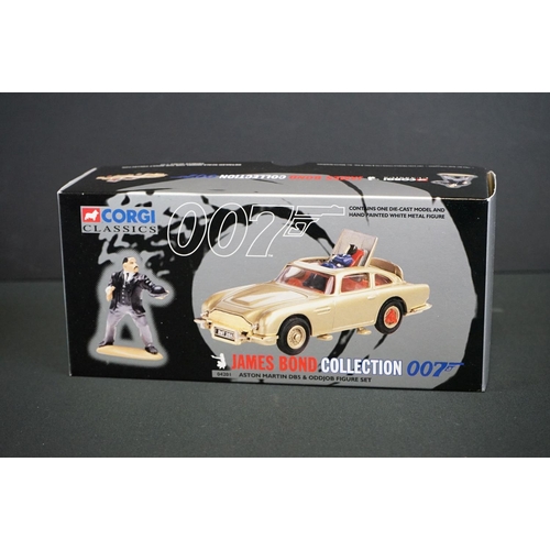 1155 - Seven boxed Corgi Classics James Bond Collection diecast model sets to include 65201, 65301, 04201, ... 