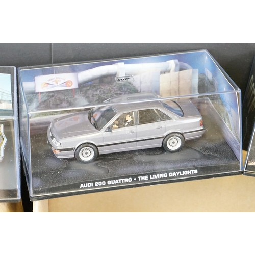 1156 - 47 Cased GE Fabbri & Eaglemoss Collections James Bond 007 diecast models, plus an example in partial... 