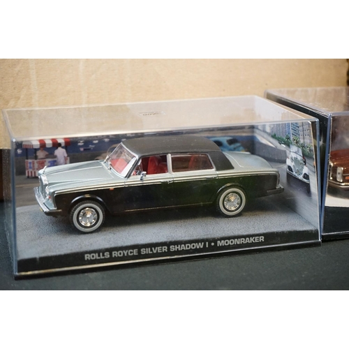 1156 - 47 Cased GE Fabbri & Eaglemoss Collections James Bond 007 diecast models, plus an example in partial... 