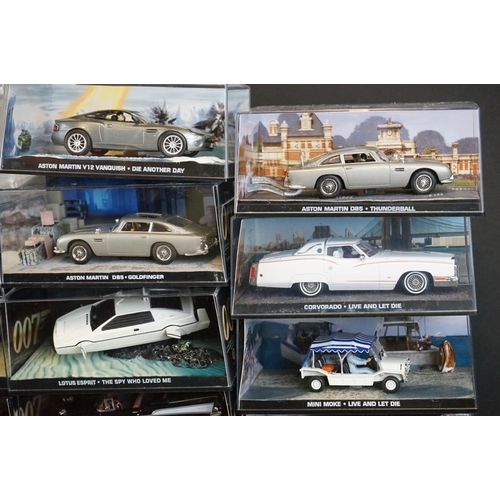 1157 - 35 Cased James Bond 007 GE Fabbri diecast models to include BMW Z3 - GoldenEye, BMW 750iL - Tomorrow... 