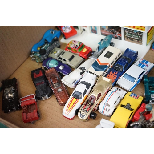 1159 - Over 75 play worn diecast models, mostly Hot Wheels & Kidco Lock-Ups, also featuring a quantity of d... 