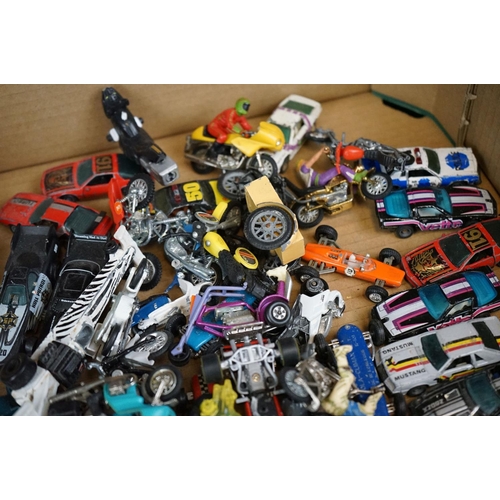 1159 - Over 75 play worn diecast models, mostly Hot Wheels & Kidco Lock-Ups, also featuring a quantity of d... 