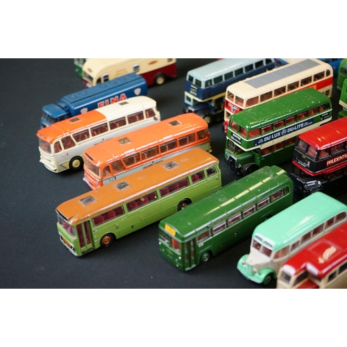 1162 - Around 50 diecast models, mostly buses, to include Corgi Original Omnibus, EFE, Dinky (completely re... 