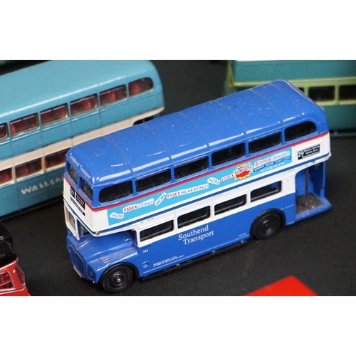 1162 - Around 50 diecast models, mostly buses, to include Corgi Original Omnibus, EFE, Dinky (completely re... 