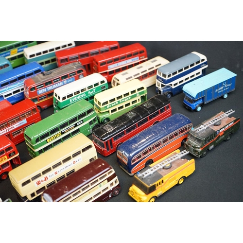 1162 - Around 50 diecast models, mostly buses, to include Corgi Original Omnibus, EFE, Dinky (completely re... 