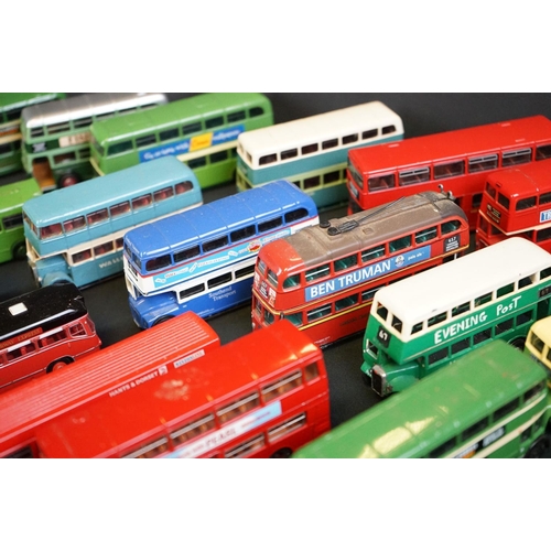 1162 - Around 50 diecast models, mostly buses, to include Corgi Original Omnibus, EFE, Dinky (completely re... 