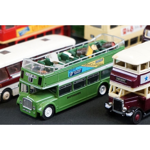 1162 - Around 50 diecast models, mostly buses, to include Corgi Original Omnibus, EFE, Dinky (completely re... 