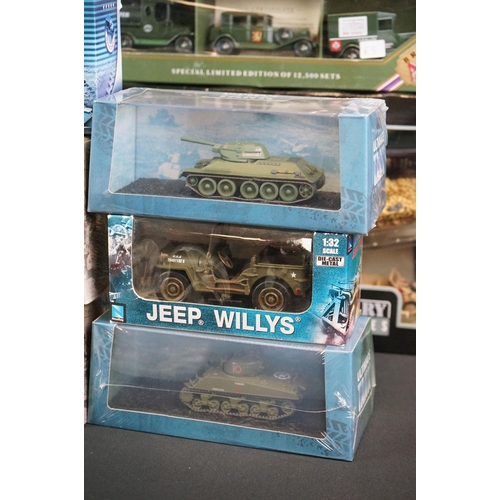 1163 - 20 Boxed military related diecast models & multi-model sets to include Corgi, Atlas Editions, Solido... 