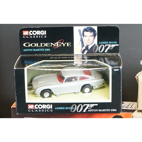 1165 - 27 Boxed / carded James Bond 007 diecast models to include Corgi, Hot Wheels, Kyosho and Italeri exa... 