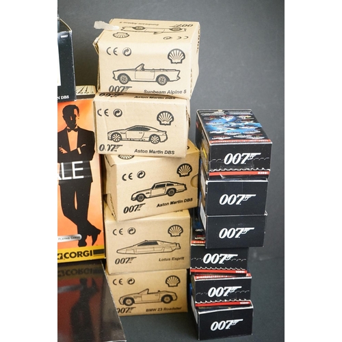 1165 - 27 Boxed / carded James Bond 007 diecast models to include Corgi, Hot Wheels, Kyosho and Italeri exa... 