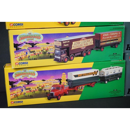 1169 - 15 Boxed Corgi diecast models to include 3 x Heavy Haulage (17601, 17701, 17602), 4 x The Showmans R... 