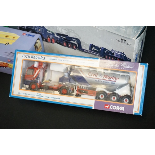 1169 - 15 Boxed Corgi diecast models to include 3 x Heavy Haulage (17601, 17701, 17602), 4 x The Showmans R... 