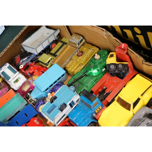 1171 - Around 60 play worn diecast models to include Matchbox, Corgi and Zylmex examples, featuring Matchbo... 