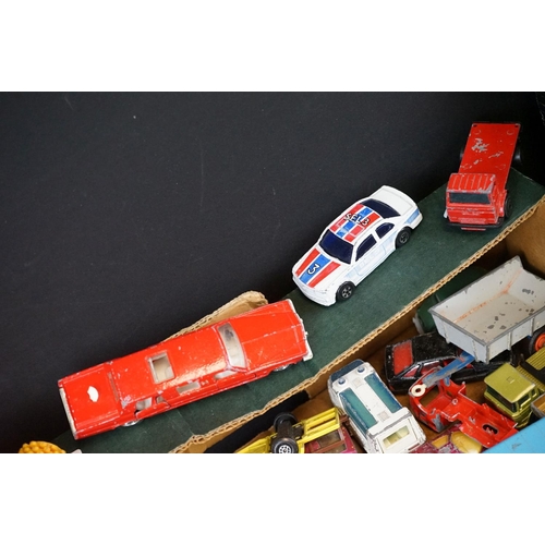 1171 - Around 60 play worn diecast models to include Matchbox, Corgi and Zylmex examples, featuring Matchbo... 