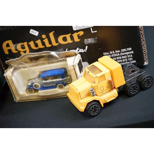 1171 - Around 60 play worn diecast models to include Matchbox, Corgi and Zylmex examples, featuring Matchbo... 