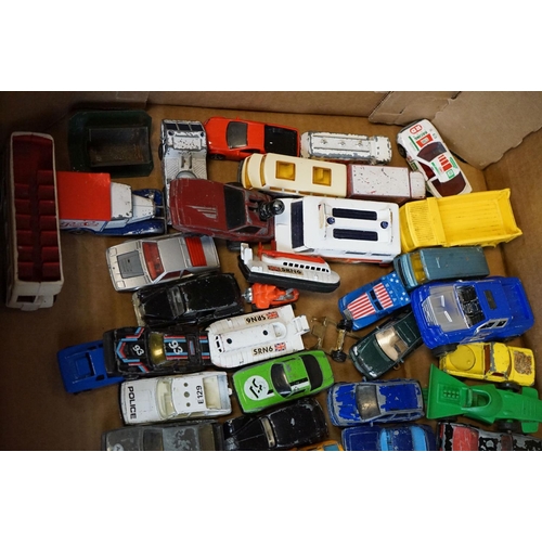 1172 - Around 65 play worn diecast models to include Matchbox, Corgi and Realtoy examples, featuring Matchb... 