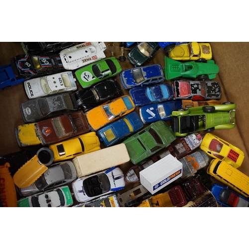 1172 - Around 65 play worn diecast models to include Matchbox, Corgi and Realtoy examples, featuring Matchb... 