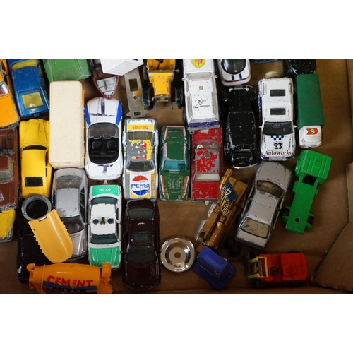 1172 - Around 65 play worn diecast models to include Matchbox, Corgi and Realtoy examples, featuring Matchb... 