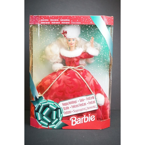 416 - Barbie - 11 Boxed 'holiday season related' Mattel Barbie dolls to include Celebration Barbie 28269, ... 