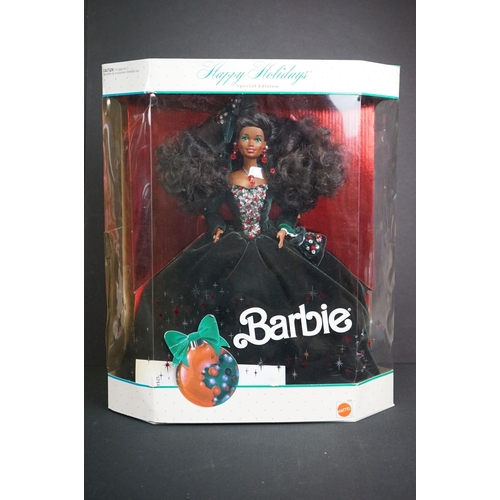 416 - Barbie - 11 Boxed 'holiday season related' Mattel Barbie dolls to include Celebration Barbie 28269, ... 