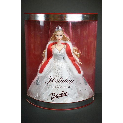 416 - Barbie - 11 Boxed 'holiday season related' Mattel Barbie dolls to include Celebration Barbie 28269, ... 