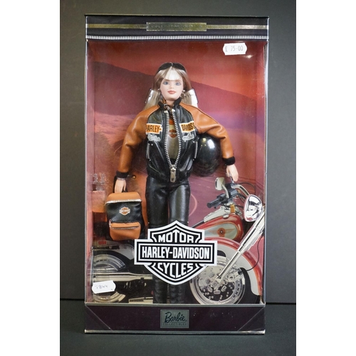 417 - Barbie - Three boxed Mattel Collectors Edition Harley Davidson Barbie dolls to include 22256, 29207 ... 