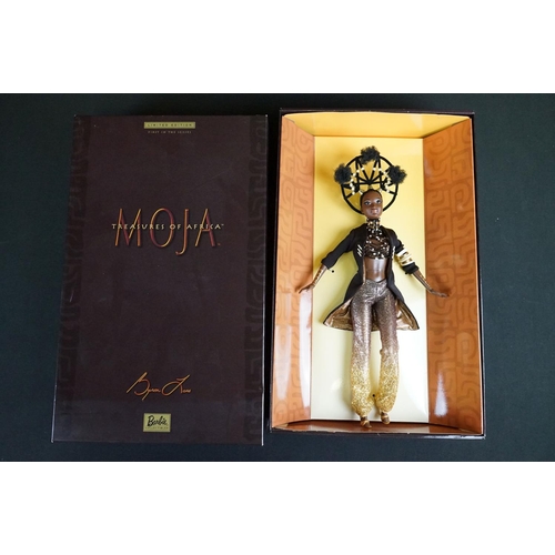 418 - Barbie - Two ltd edn boxed Mattel Barbie dolls to include Fantasy Goddess of Africa 22044 and Treasu... 