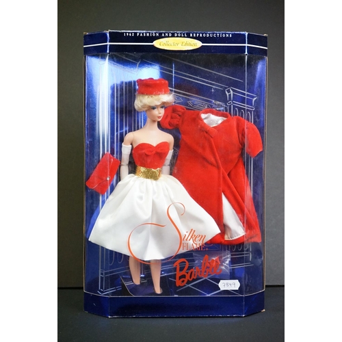 421 - Barbie - Seven boxed Mattel Barbie dolls to include Star Trek Gift Set 15006, Barbie Loves Elvis 174... 