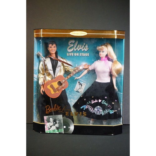 421 - Barbie - Seven boxed Mattel Barbie dolls to include Star Trek Gift Set 15006, Barbie Loves Elvis 174... 