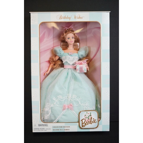 427 - Barbie - Seven boxed Mattel Barbie Collector Edition dolls to include Angel of Peace 24241, Millenni... 