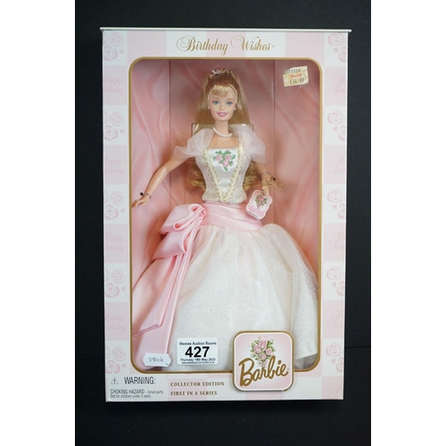 427 - Barbie - Seven boxed Mattel Barbie Collector Edition dolls to include Angel of Peace 24241, Millenni... 