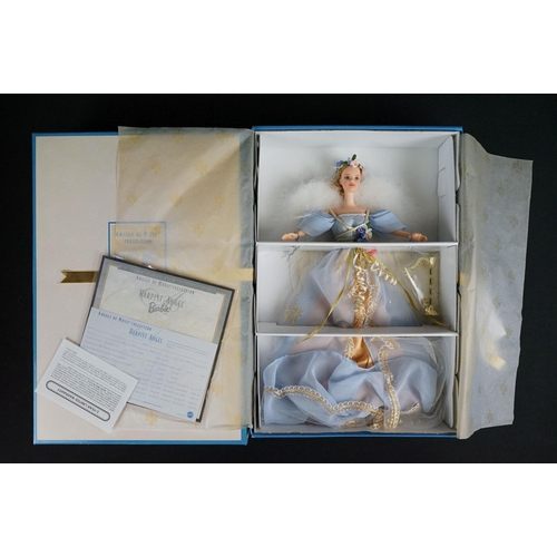 428 - Barbie - Four boxed Mattel Barbie Collector edition dolls to include Angles of Music Harpist Angel 1... 